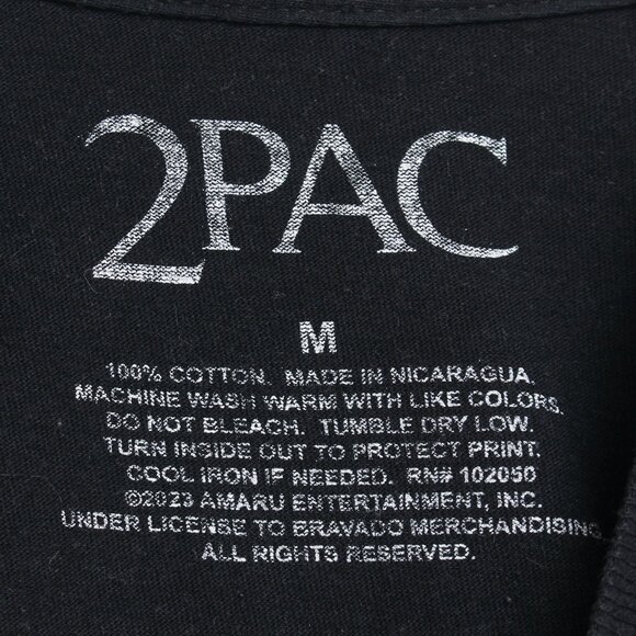 Tupac Forever Shirt Men Medium Black Me Against The World Distressed Rap Tee - Picture 3 of 11